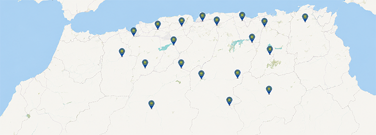 Carte des agences CPA